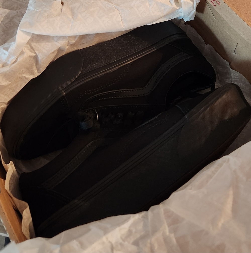 Vans - Old Skool Stackform Suede/Canvas Black/Black - Women's Size 8 - Picture 7 of 7